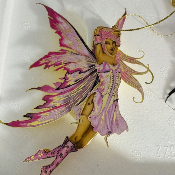 2 Fairy Ornaments With Certificate of Authenticity - Picture 2 of 6